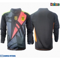 Camisa de Futebol Argentina Goleiro Equipamento Principal Copa America 2024 Manga Comprida